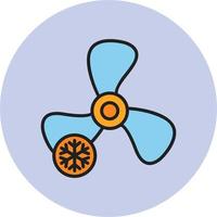 icono de vector de ventilador