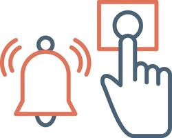 Emergency Alarm Button Vector Icon
