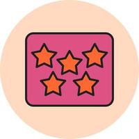 Five Star Vector Icon