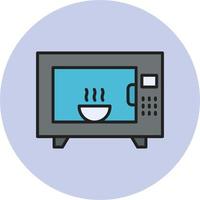 Microwave Oven Vector Icon