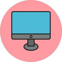 Moniter Screen Vector Icon