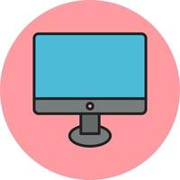 Moniter Screen Vector Icon