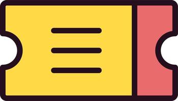 Ticket Vector Icon
