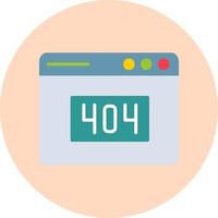 404 Error Vector Icon