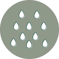 icono de vector de lluvia