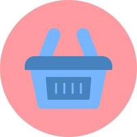 icono de vector de cesta de compras