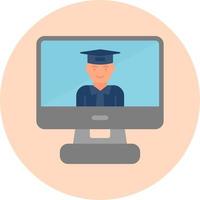 Online Learning Vector Icon