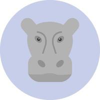 Hippopotamus Vector Icon