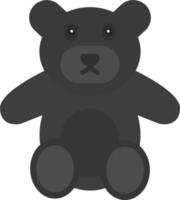 icono de vector de oso de peluche