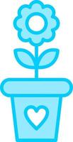 Flower Pot Vector Icon