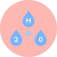 H2o Vector Icon