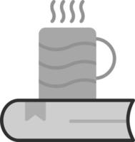 té libro vector icono