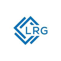 LRG letter logo design on white background. LRG creative circle letter logo concept. LRG letter design. vector