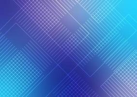 Blue gradient geometric grid line modern background vector