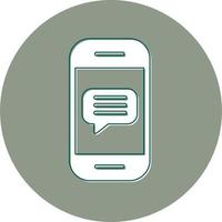 Phone Message Vector Icon