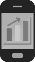 Mobile Analytics Vector Icon