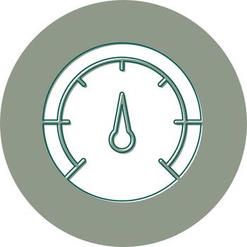 icono de vector de velocímetro
