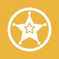 Sheriff Vector Icon
