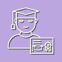 Unique Receiving Degree Vector Icon