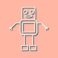 Unique Robot Vector Icon