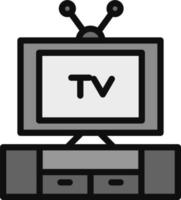 acecho televisión vector icono