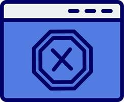 Ad Blocker Vector Icon