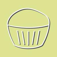 Chocolate Muffin Vector Icon