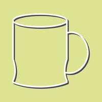 icono de vector de taza de café