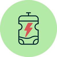 icono de vector de bebida energética
