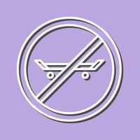 No Skating Vector Icon
