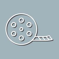 Unique Film Reel Vector Icon