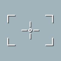 Unique Focus Vector Icon