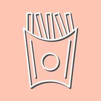 Unique French Fries Vector Icon