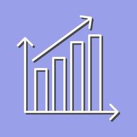 Rising Statistics Vector Icon