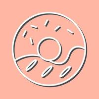 Cream Doughnut Vector Icon