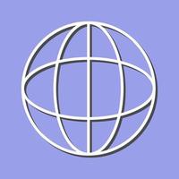 Unique Globe Vector Icon