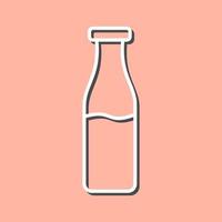 Milk Bottle Vector Icon