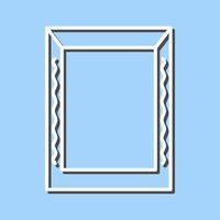 Unique Frame Vector Icon