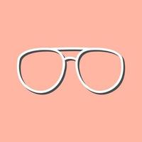 Unique Glasses Vector Icon