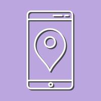 Unique GPS Service Vector Icon