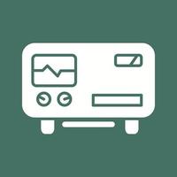 Oscillscope Vector Icon