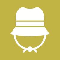 Camping Hat Vector Icon