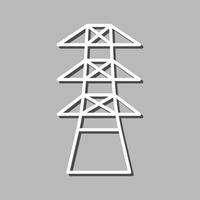 icono de vector de torre única