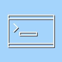 Unique Console Vector Icon