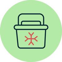 Portable Fridge Vector Icon