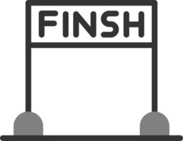 Finsh Line Vector Icon