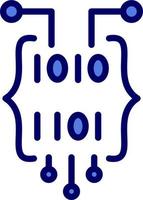 Binary Code Vector Icon