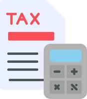 Tax Calculation Vector Icon