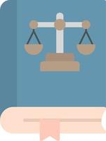 Law Book Vector Icon