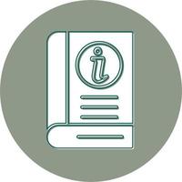 Information Book Vector Icon